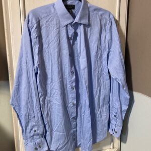 Alfani Men's medium Sky Blue Dress Shirt
